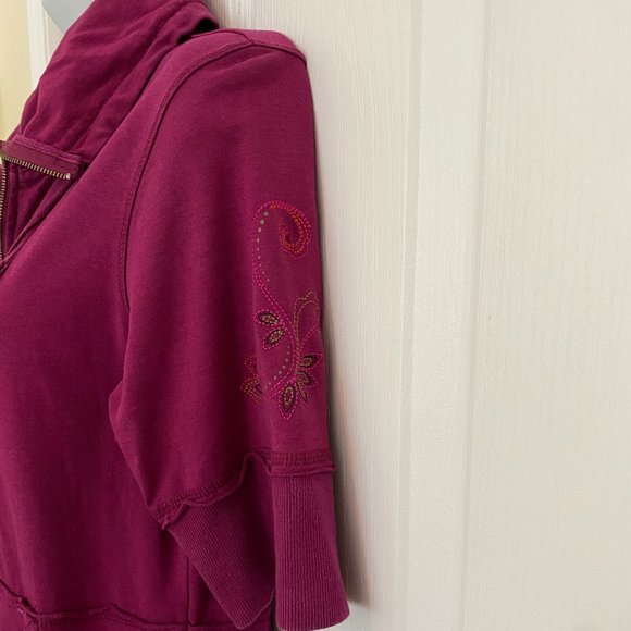 Eddie Bauer Sport short-sleeved, zip-up sweater - Picture 4 of 15